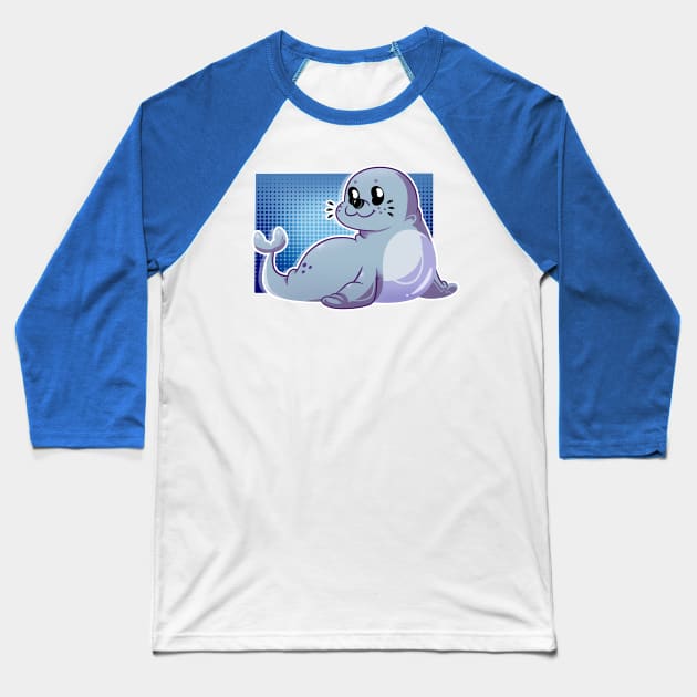 seal. Baseball T-Shirt by scribblekisses